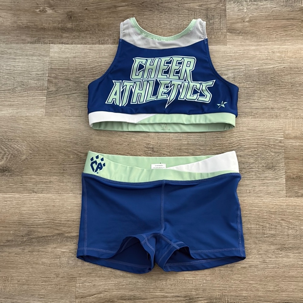 Cheer Athletics Blue and Green Set
